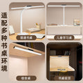 Aa national standard desk lamp - study lamp with clock, eye protection, full spectrum, ideal for students, kids, reading, writing, and homework