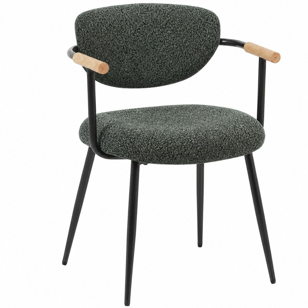 European-style practical leisure chair - solid wood armrests, comfortable for extended sitting, office chair for study, bedroom, home computer chair