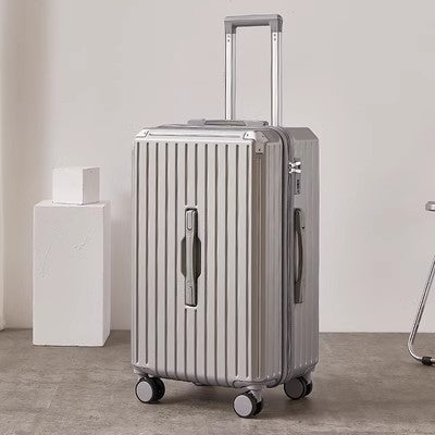 One piece of large-capacity suitcase, suitcase, high-value, large-capacity aluminum alloy corner universal wheel PC case.