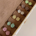 Simple, small, and subtly luxurious floral stud earrings – perfect for everyday wear, exquisitely versatile, and incredibly chic. wholesale options available for these ethereal, fresh, sweet, and elegant earrings