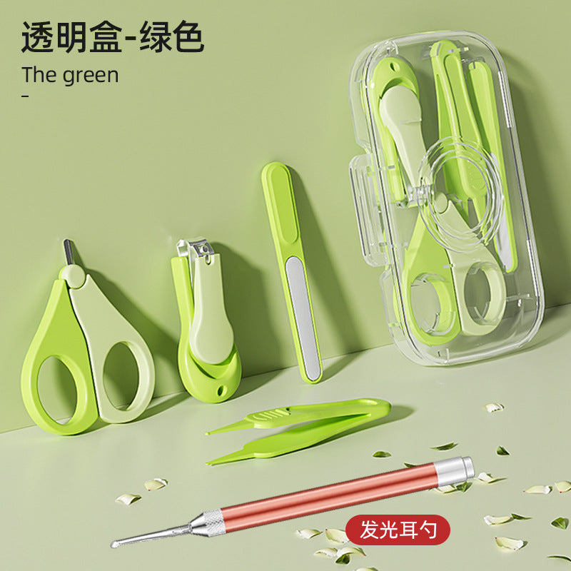 Newborn & infant nail care set: anti-pinch safety scissors & clippers for gentle baby grooming