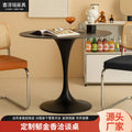 Nail salon waiting table balcony tulip side table small round table dining table coffee table small apartment round table for home
