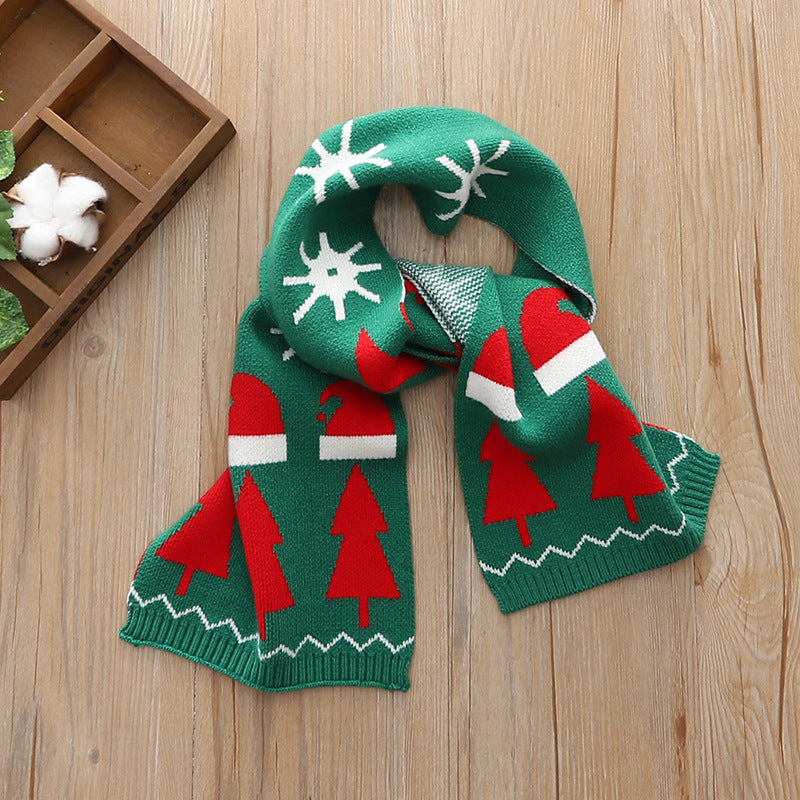 Kids' scarf - new  winter collection - baby christmas gift - knitted wool scarf - warm, thickened scarf for boys and girls