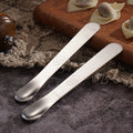 304 stainless steel double-ended multi-purpose dumpling spoon - kitchen utensil for filling, wonton scooping, and stirring