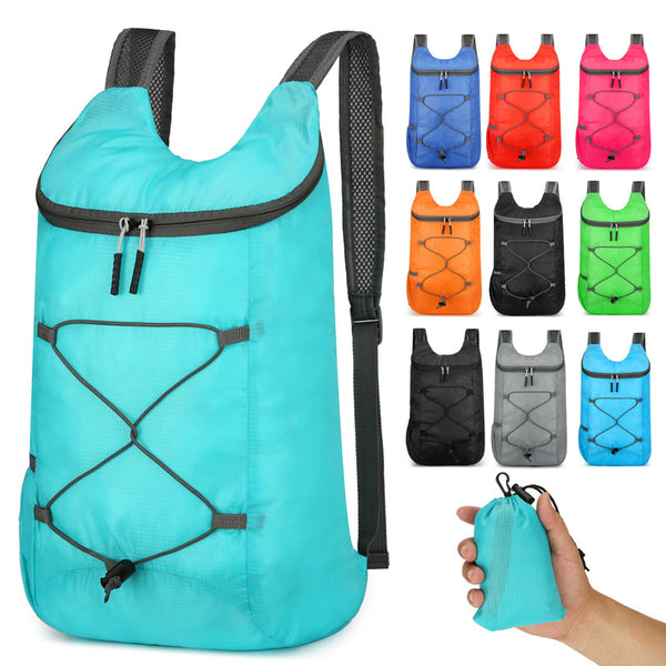 New Outdoor Folding Bag Ultra Light Portable Foldable Travel Bag Fitness Sports Backpack Gift Backpack Cross-border