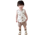 Baby summer tops vest camisole boys and girls pure cotton sleeveless t-shirt boys kids summer thin summer clothes