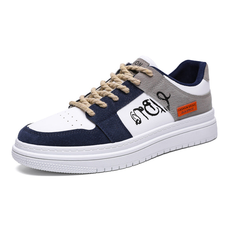 Men's spring 2025 new arrivals: low-top sneakers, versatile athletic casual shoes, trendy niche design, student footwear