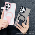 Samsung s26 ultra matte skin feel phone case s25 wireless charging magnetic stand cross-border export a56 protective cover