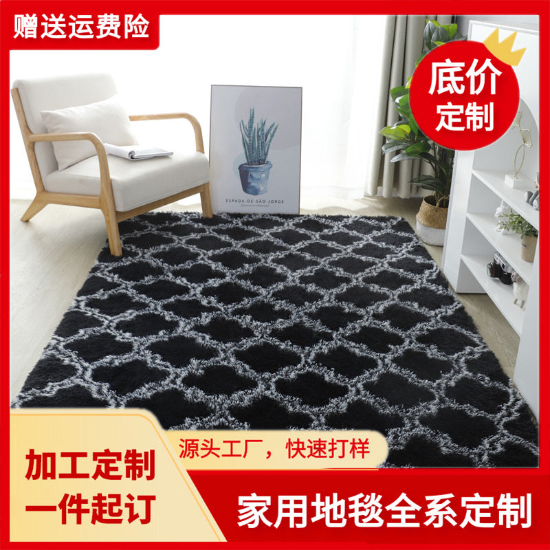 Factory direct: nordic-style tie-dye rug - perfect for living room coffee tables, bedroom floor mats, full-sized bedside blankets. dropshipping available