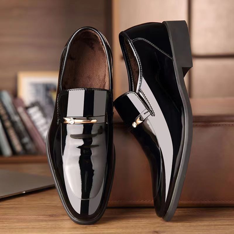 New arrival business formal leather shoes men's casual wedding groom british heightening summer breathable youth pointed toe men's shoes