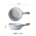 Retro handle seasoning ceramic dish japanese kiln restaurant dipping dish snack dish seasoning dishaccessible luxuryretro