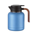 Standard 1.5l yashi teapot [wood grain handle] - blue
