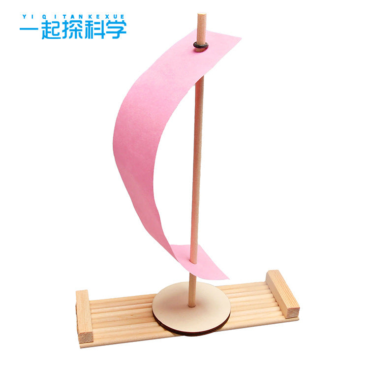 Raft boat technology small production creative small invention science small experiment handmade DIY toy work material