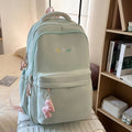 New korean-style backpack, high-end design, niche and trendy, versatile backpack for middle school, high school, and college students, large double shoulder bag