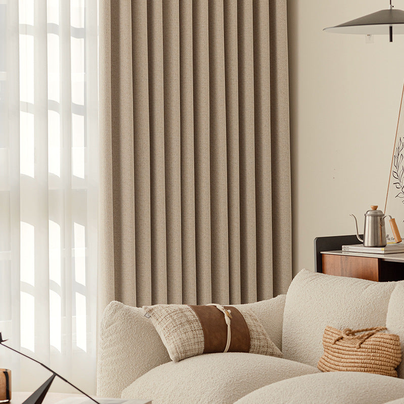 New arrival maillard medieval style herringbone chenille cashmere blackout curtains living room bedroom classy keqiao curtain fabric