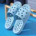 Bathroom bath slippers women's summer indoor non-slip water leakage slippers non-slip cut out bathroom couple shower slippers men