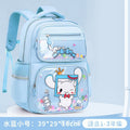 cartoon school backpack for elementary school students, grades 1-6 - quicksand cute girl kuromi fun backpack