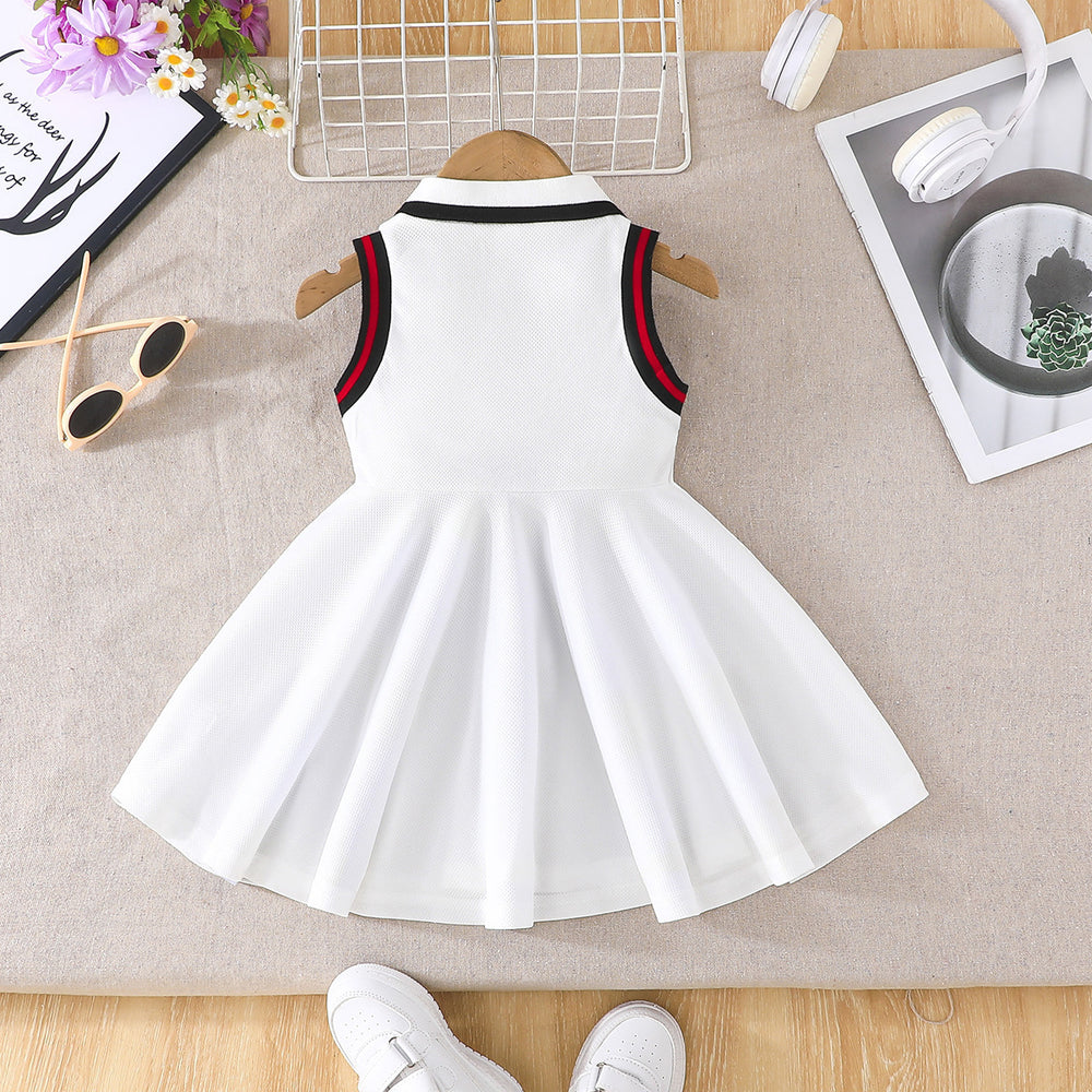 exclusive: baby girl sleeveless dress - spring/summer embroidered design, sweet & adorable style