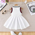 exclusive: baby girl sleeveless dress - spring/summer embroidered design, sweet & adorable style