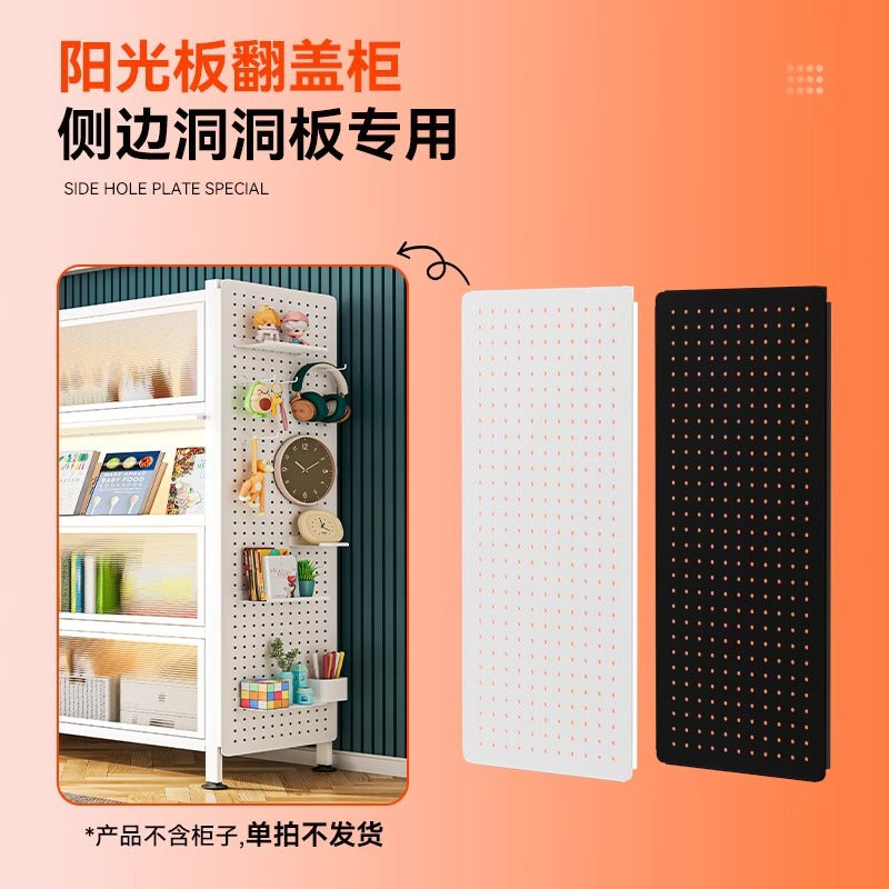 Sunlight board bookcase storage side hanging edge hole board accessories kids bookshelf decoration hole board living room storage board
