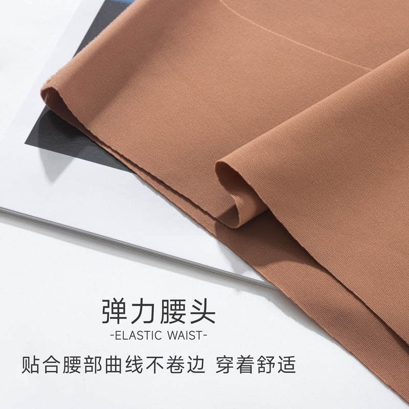 Multi-color european and american sexy seamless ice silk women's panties - breathable, invisible, minimalist low-rise underwear - ready stock wholesale