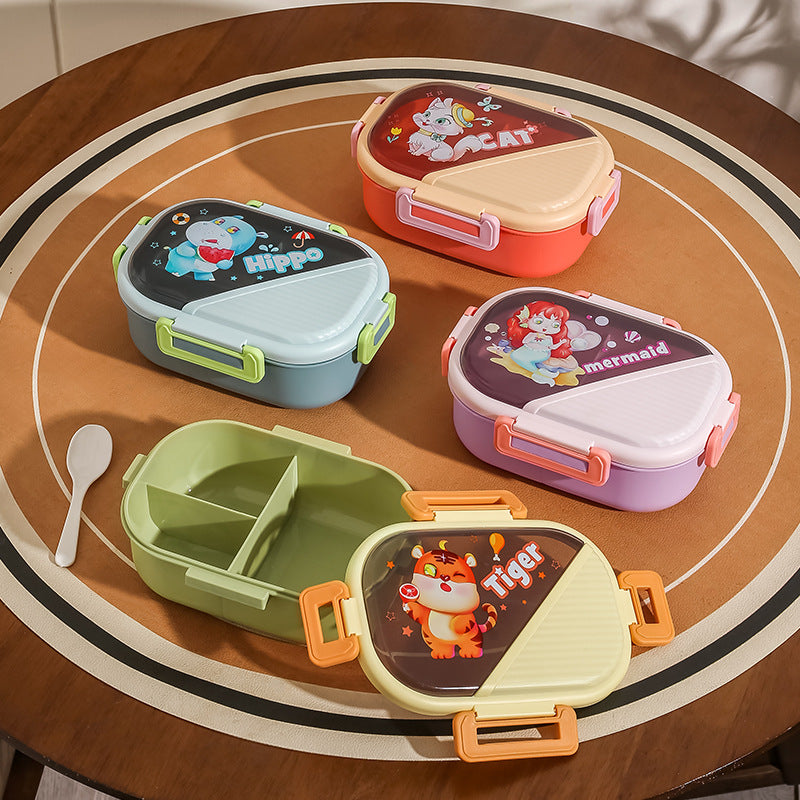 304 stainless steel insulated lunch box - perfect for kids, office workers, and students. features divided compartments and microwave-safe heating