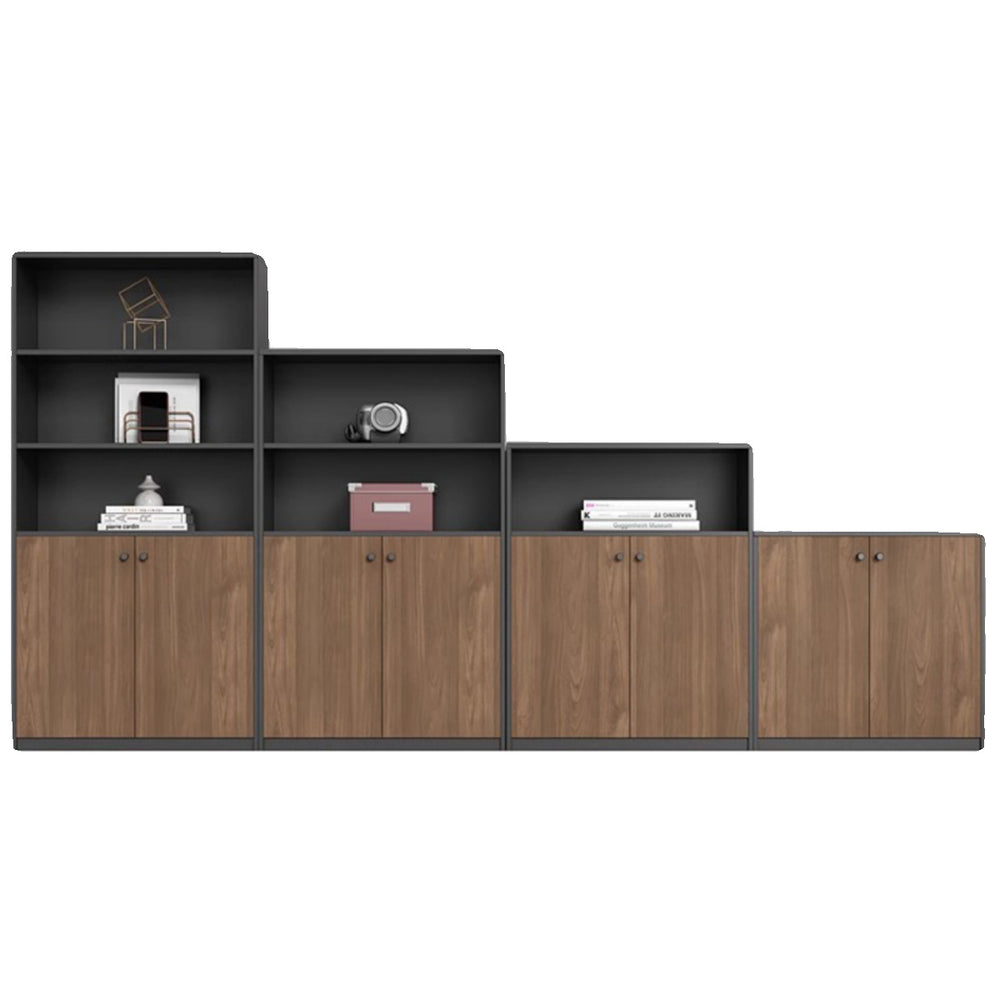 Modern wooden file cabinet office partition low cabinet combination wall-mounted office cabinet with lock storage cabinet office cabinet
