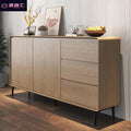 Solid wood sideboard - minimalist tea cabinet for living room, nordic kitchen storage cabinet, entryway console table, storage cabinet