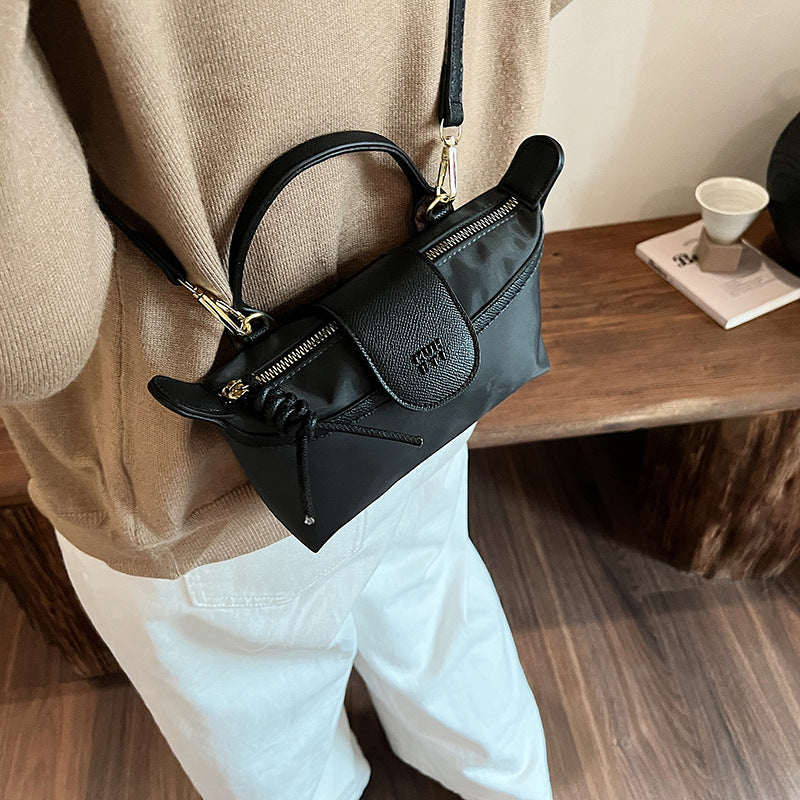 Fashion trend retro portable tote bag women's 2025 new casual versatile shoulder messenger bag