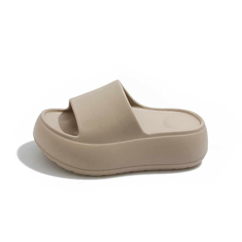 Women's height increasing slippers - new spring/summer collection - indoor home wear, everyday comfort, slip-on, non-slip, thick sole eva sandals