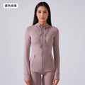 Women's yoga jacket - new hooded drawstring jacket, slim fit, versatile, slimming, running, sports & fitness apparel daw204