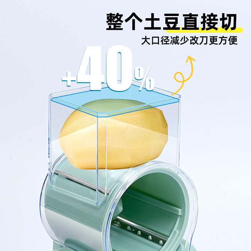 Roller vegetable cutter for homehand-cranked vegetable cutting handy gadgetmultifunctional vegetable cutting machine potato radish shredding slicers shredder