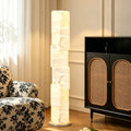 new imitation marble cream style vertical hotel b&b decorative lamp scandinavian house elegant displaced floor lamp
