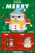 Compatible with lego christmas building blocks santa claus kids educational toys christmas tree gifts