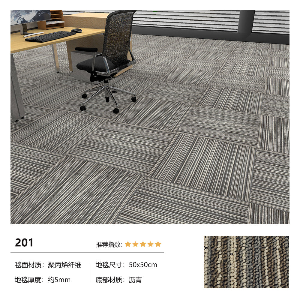 Office square blanket large area whole paving billiard hall commercial office building company carpet patchwork cement floor straight paving