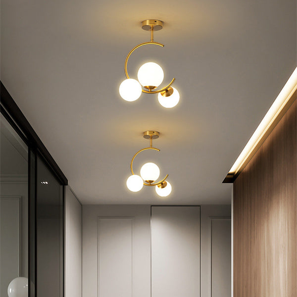 Simple modern wrought iron branch LED chandelier 5-10 m2 lighting multi-color adjustable