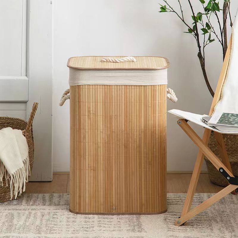 Wicker dirty clothes basket dormitory table set dirty clothes basket with lid covered woven large capacity dirty clothes basket hot pot restaurant