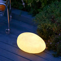 Outdoor waterproof led creative light-up stone lamp - realistic pebble lights for villa gardens, lawns, and courtyards