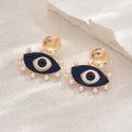 Wholesale devil's eye earrings - european & american style, chic, unique, high-end, statement pearl studs & earrings for women