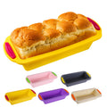 Colorful toast mold non-stick silicone home baking toast bread mold rectangular silicone cake baking tool