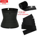 Detachable strap tight waistband abdominal belt sports shaping zipper waist clip waist support belt body shaping garment for women