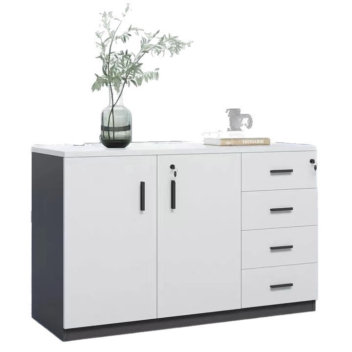 Office tea cabinet low cabinet file cabinet office partition side cabinet locker locker printer placement cabinet