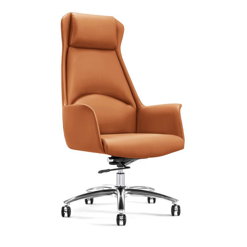 Casual chair, comfortable ergonomic chair, conference computer chair, business leather chair, office chair, live broadcast, home study, no