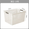 Miscellaneous storage box, household snacks, toys, plastic storage basket, dormitory desktop book storage box