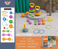 Children's arc bell and dumbbell two-in-one [576b]
