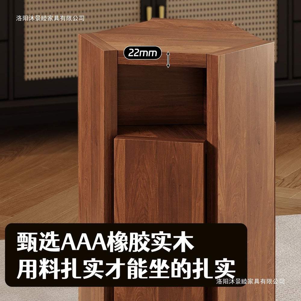 Solid wood stool for home stackable order stool thickened combination stool stacking stool side table round stool spare dining table high stool