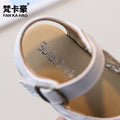 Vancahao girls' sandals: new summer  collection - kids' woven closed-toe first walker shoes, korean style girls' beach sandals