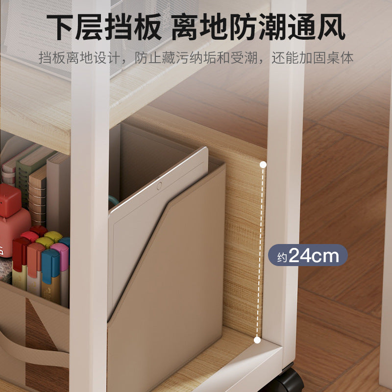 Removable printer rack office station trolley multi-layer storage rack document sorting host bracket