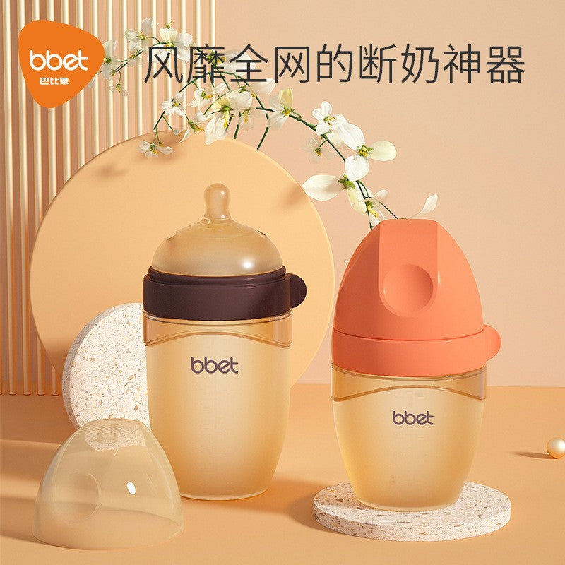 Newborn ppsu baby bottles, infant plastic bottles, wide-neck baby bottles, weaning bottles