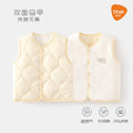Babylon baby vest belly vest baby reversible autumn and winter style quilted kids vest vest imitation down